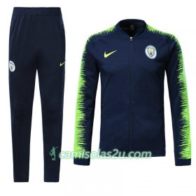 Manchester City Casaco de Treino Conjunto Azul Verde 2018/19